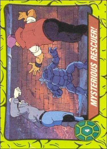 Teenage Mutant Hero Turtles (Ireland) (Base Set) card 4 Mysterious Rescuer!