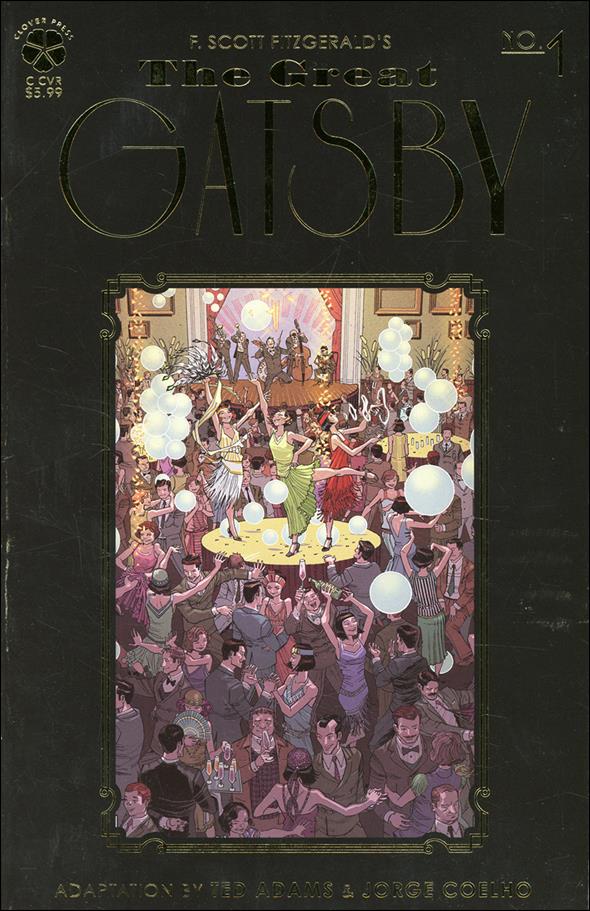 Great Gatsby issue 1-C Jorge Coelho Gold Foil Stamped Cover