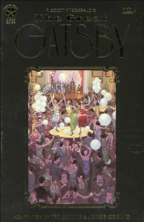 Great Gatsby issue 1-C Jorge Coelho Gold Foil Stamped Cover