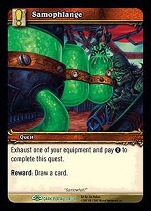 World of Warcraft: Through the Dark Portal (Base Set) card 318 Samophlange