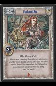 Warlord: Saga of the Storm card 50-B Valanthe (Blue)