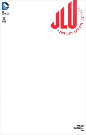 Justice League United issue 12-B Blank/Sketch Cover