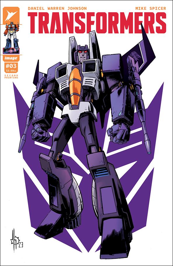 Transformers (2023) issue 3-G Jason Howard "Skywarp" Cover (Second Printing)