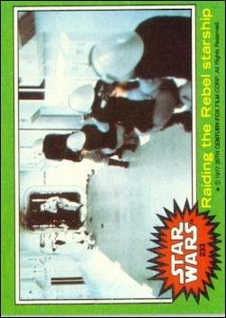 Star Wars: Series 4 (Base Set) card 233 Raiding the Rebel starship