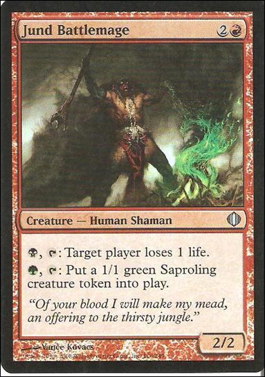 Magic the Gathering: Shards of Alara (Base Set) card 106-B Jund Battlemage (foil)