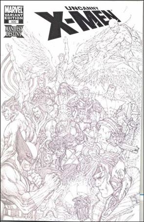 Uncanny X-Men (1981) issue 500-E Michael Turner 1:200 Sketch Cover