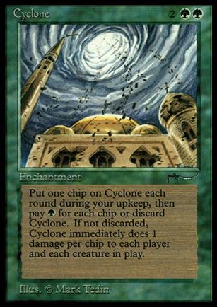 Magic the Gathering: Arabian Nights (Base Set) card 45 Cyclone