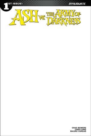 Ash vs. the Army of Darkness issue 1-I Blank Authentix Cover