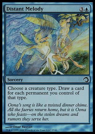 Magic the Gathering: Premium Deck Series: Slivers (Base Set) card 27 Distant Melody
