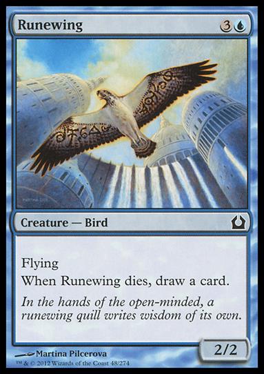 Magic the Gathering: Return to Ravnica (Base Set) card 48 Runewing