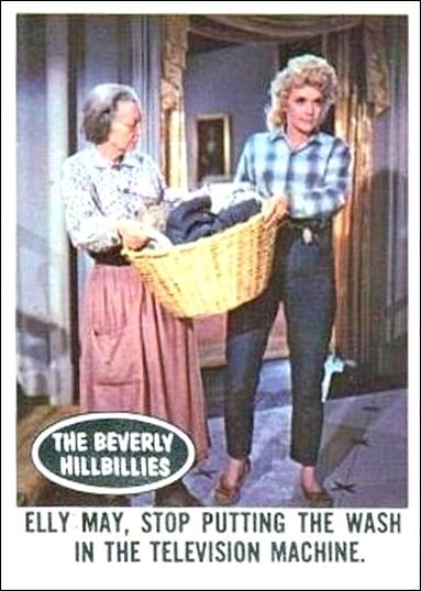 Beverly Hillbillies (Base Set) card 25 Elly May, Stop Putting the Wash in the Television 