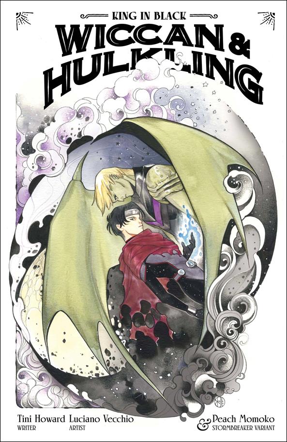 King in Black: Wiccan and Hulkling issue 1-C Peach Momoko Stormbreakers Cover