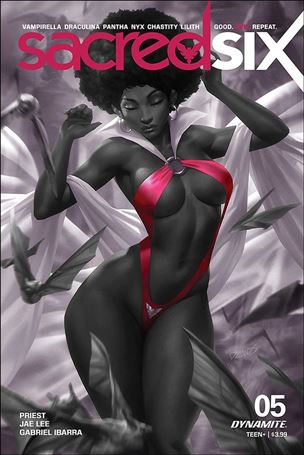 Sacred Six issue 5-E Derrick Chew Cover