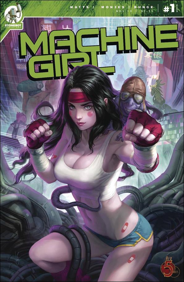 Machine Girl issue 1 Sergio Monjes Standard Cover