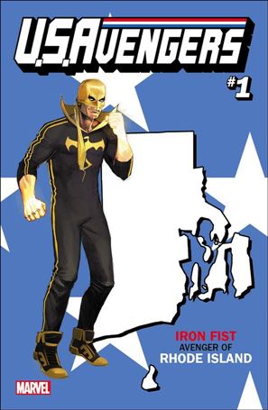 U.S.Avengers issue 1-NO Rod Reis Rhode Island Cover