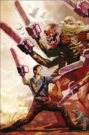Army of Darkness Forever issue 11-G Arthur Suydam Virgin 1:20 Cardstock Cover