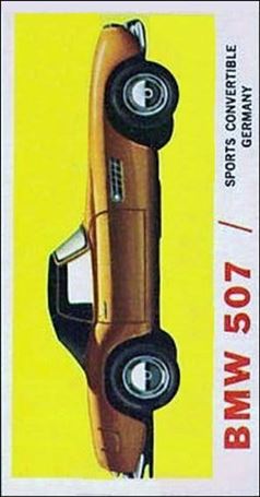 Sports Cars (1961) (Base Set) card 24 BMW 507