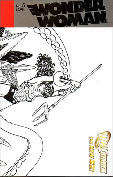 Wonder Woman (2011) issue 5-B Wraparound 1:25 Black and White Cover