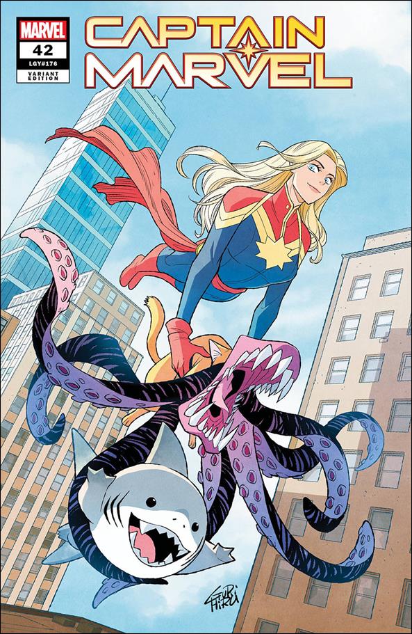 Captain Marvel (2019) issue 42-B Gurihiru Jeff the Landshark Cover