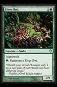 Magic The Gathering: Zendikar (Base Set) card 180 River Boa