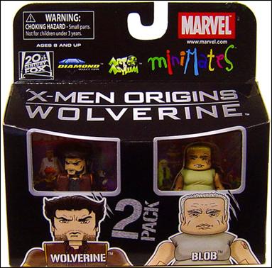Marvel Minimates figure 74 Wolverine and Blob