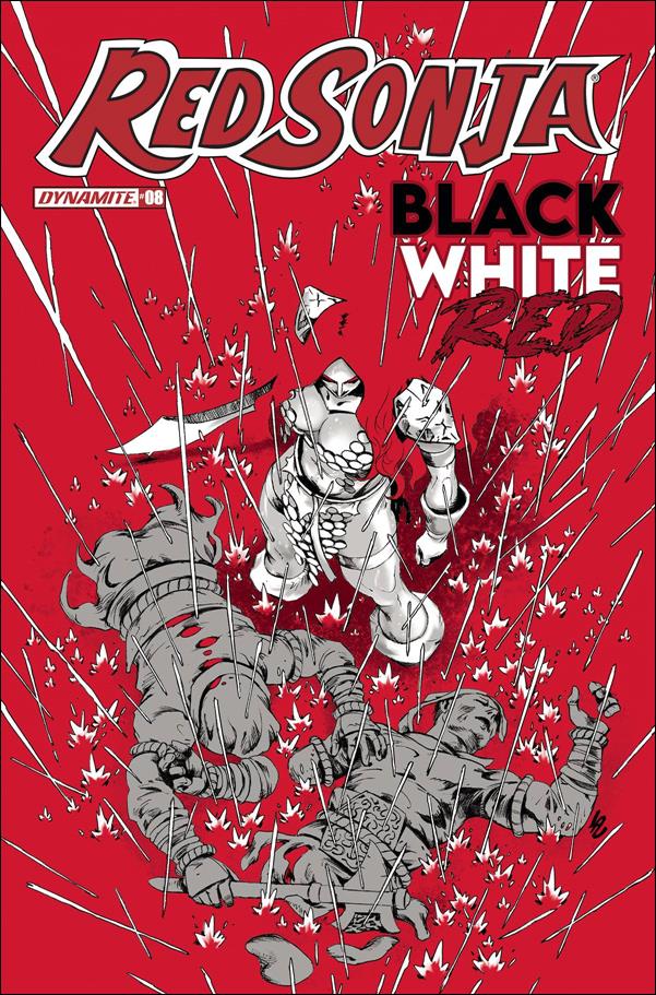 Red Sonja: Black White Red issue 8-C Jonathan Lau Cover