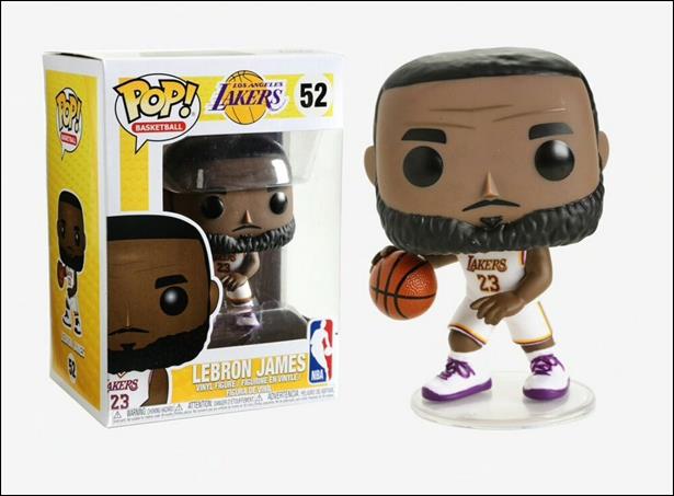 Pop! Basketball figure 52 LeBron James (White Uniform)