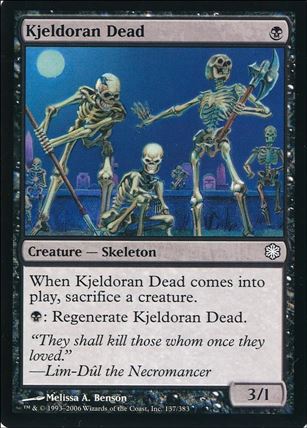 Magic the Gathering: Ice Age (Base Set) card 137-B Kjeldoran Dead - Coldsnap Reprint
