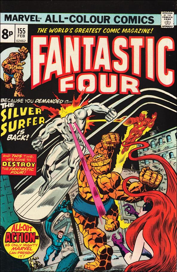 Fantastic Four (1961) issue 155-B UK Price Cover