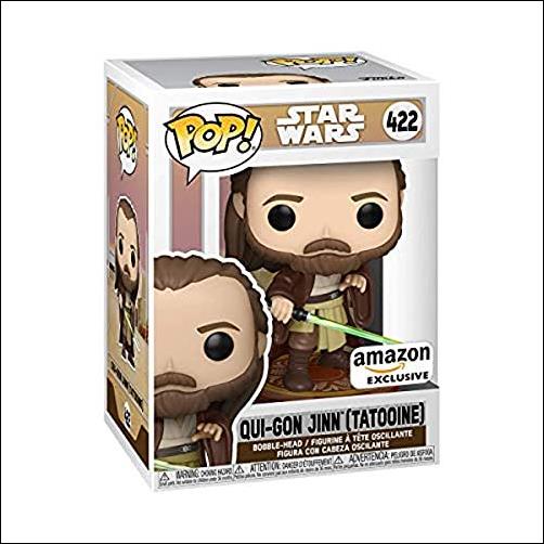 POP! Star Wars figure 422 Qui-Gon Jinn (Tatooine) Amazon Exclusive
