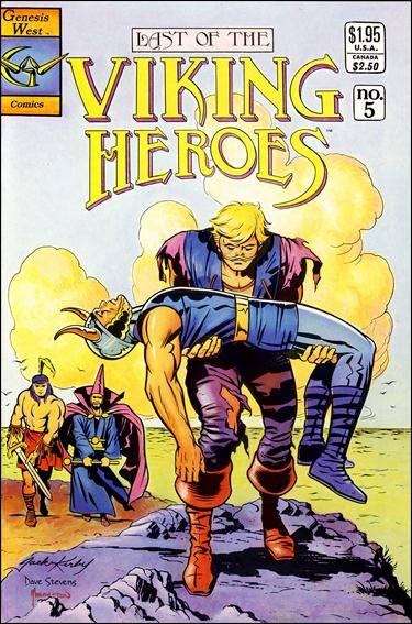 Last of the Viking Heroes issue 5 Jack Kirby & Dave Stevens Cover