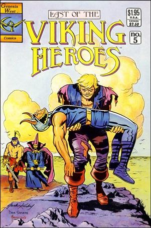 Last of the Viking Heroes issue 5 Jack Kirby & Dave Stevens Cover