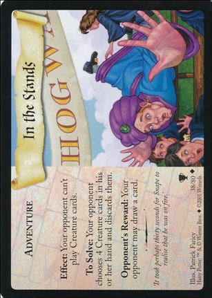 Harry Potter: Quidditch Cup (Base Set) card 38 In the Stands