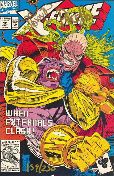 X-Force (1991) issue 12-B NCS (Signed by Marc Pacella & Dan Panosian) 1/250