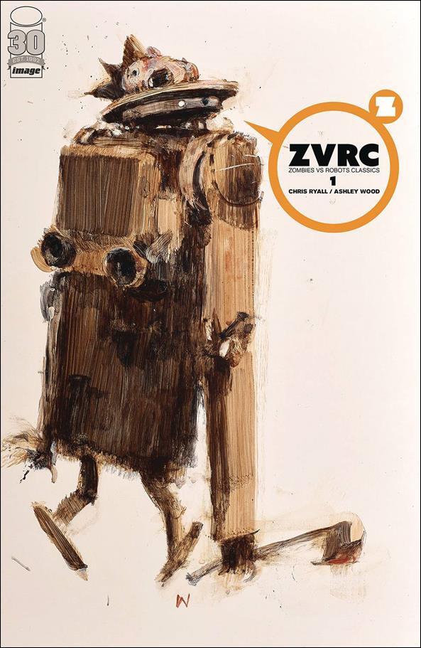 ZVRC: Zombies vs Robots Classic issue 1 Ashley Woods Orange Logo Cover
