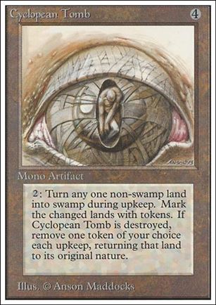 Magic the Gathering: Unlimited (Base Set) card 241 Cyclopean Tomb