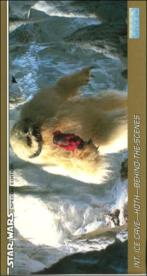 Star Wars Trilogy Special Edition Widevision  (Base Set) card 63 Int. Ice Cave - Hoth - Behind-the-Scenes