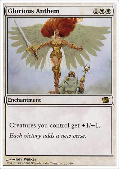 Magic the Gathering: 8th Edition (Base Set) card 20 Glorious Anthem