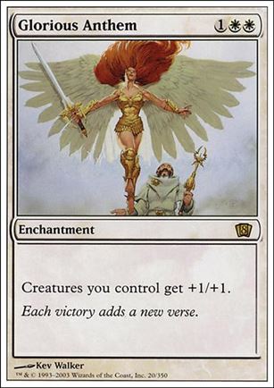Magic the Gathering: 8th Edition (Base Set) card 20 Glorious Anthem