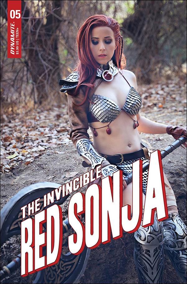 Invincible Red Sonja issue 5-E Cosplay Photo Cover