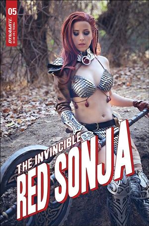 Invincible Red Sonja issue 5-E Cosplay Photo Cover