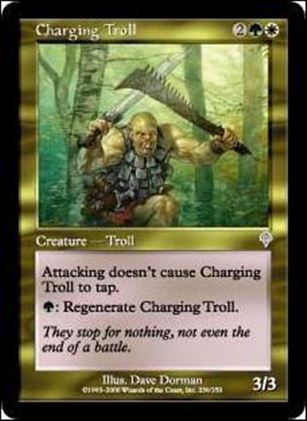 Magic the Gathering: Invasion (Base Set) card 239 Charging Troll