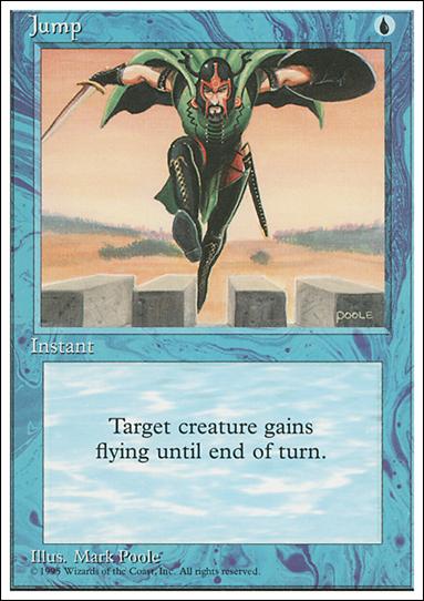 Magic the Gathering: 4th Edition (Base Set) card 79 Jump