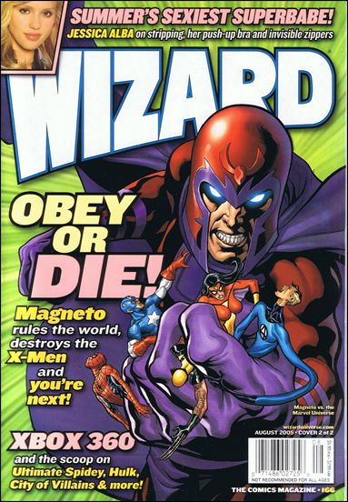 Wizard: The Comics Magazine issue 166-B Magneto Cover