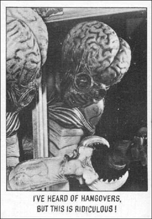 Creature Feature (Base Set) card 76 I've heard of hangovers, but this is ridiculous!