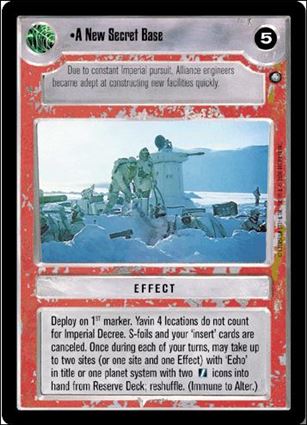 Star Wars: Third Anthology (Base Set) card 3 A New Secret Base