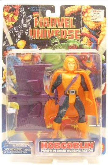 Marvel Universe (1996) figure 28 Hobgoblin (with Pumpkin Bomb Hurling Action)