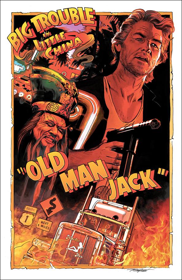 Big Trouble in Little China: Old Man Jack issue 4-B Mike Mayhew "Movie Poster" Cover