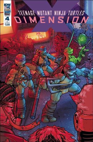 Teenage Mutant Ninja Turtles: Dimension X issue 4-B  Chris Johnson Cover