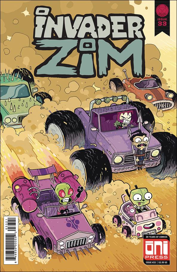 Invader Zim issue 33-B Tait Howard Cover